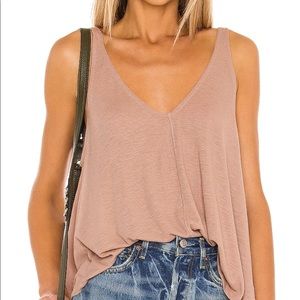 Free People Dani Tank Mocha S